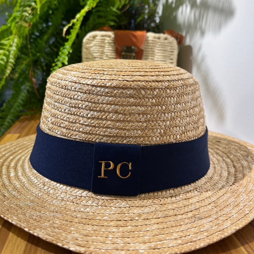 CHAPÉU SEYCHELLES COM FAIXA PERSONALIZADA BORDADA