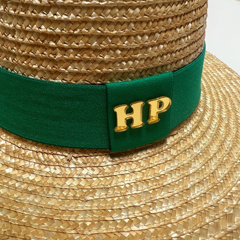 CHAPÉU SEYCHELLES COM FAIXA PERSONALIZADA LETRAS ACRÍLICAS